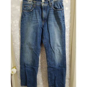 Men's Lucky Brand Jeans Size 33 Denim Blue Dungarees By Gene Montesano